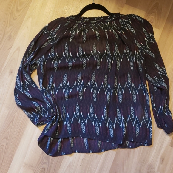 Paisley Printed Sheer Top - Picture 4 of 4